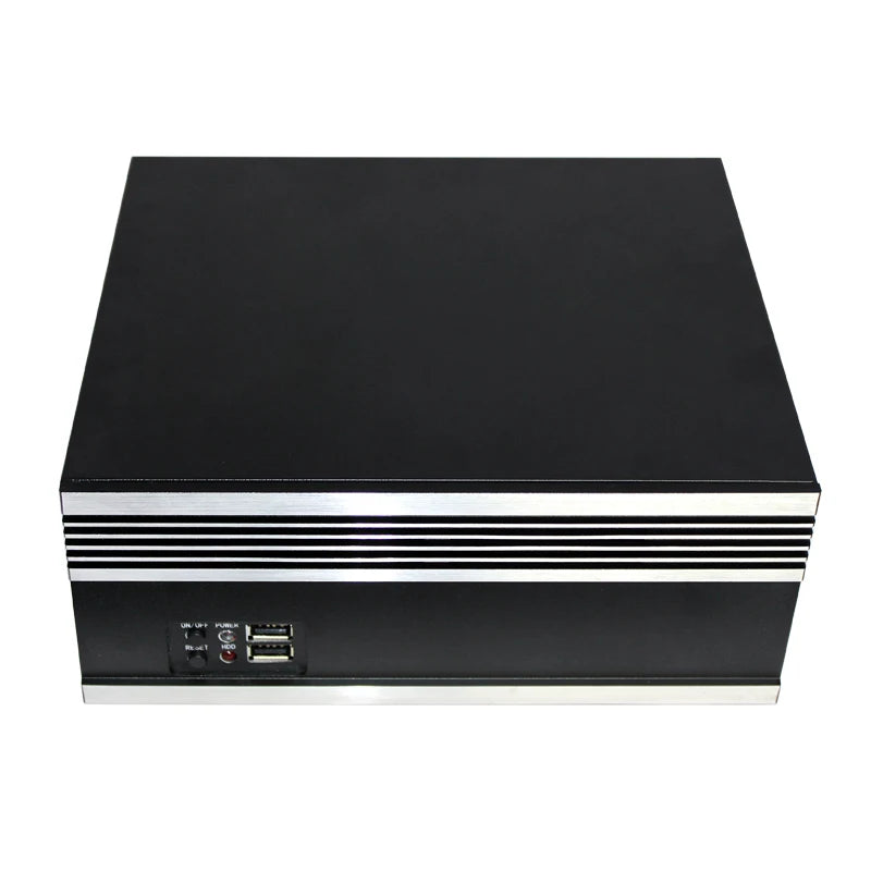 S21 Mini ITX Desktop Computer Case Aluminum Alloy Rack with Fan New Model for Server Application in Stock