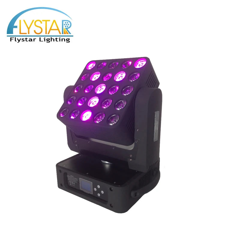 Party Crazy Hour Magic Panel 25Pcs 5x5 Pixel RGBW 4in1 LED Matrix Blinder Beam Light