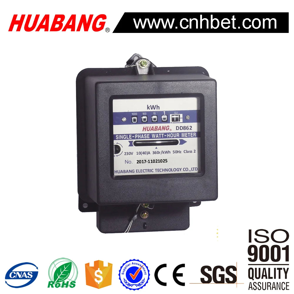 DD862 Single Phase Mechanical Electronic Power Meter