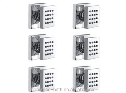 Modern Shower Massage Jets Body Sprayer 6 Pcs Bathroom SPA Wall Massage Sprayer Jet