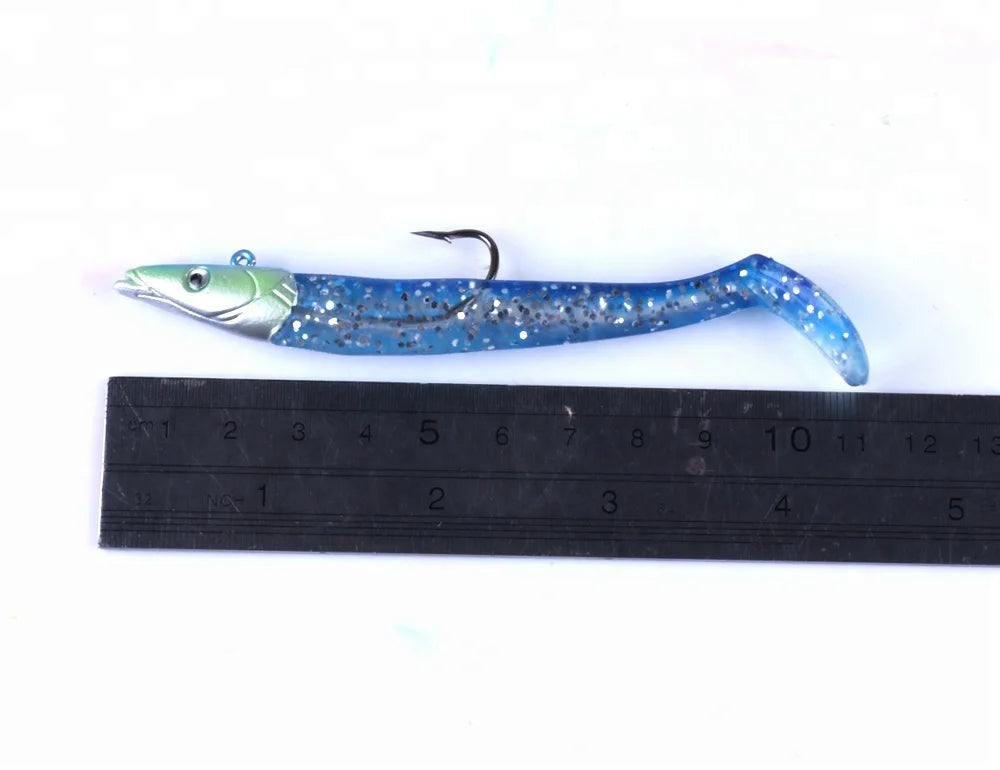 Hengjia Price Reduction Sale 11cm 19g Baits Wholesale Plastic Soft Fishing Lures