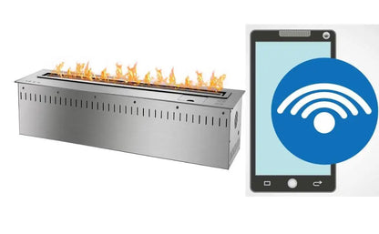 Inno-living 36 Inch 90cm Bio-ethanol Fireplace Wifi Kamin Fireplace