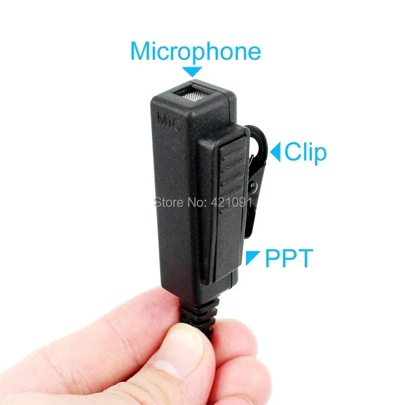 PPT Headset Earpiece For Motorola Xir P6600 P6620 XPR3300 XPR3500 MTP3250 Two Way Radio Walkie Talkie Air Acoustic Tube