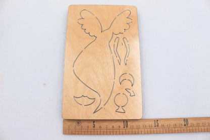 Angel of beauty DIY wooden die/cutting tool die/ Scrapbook mold2019