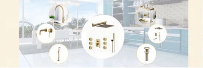 Brass Kitchen Sink Faucet Aerator Dual Function 2 Sprayer 360 Degree Big Angle Swivel Aerator