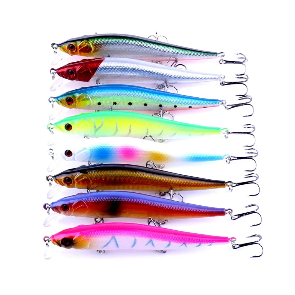 5pcs/box 5.5cm 8g Crankbaits Set for Bass Fishing Lures Hard Baits Topwater Lures Crank Bait Kit Fishing Tackle