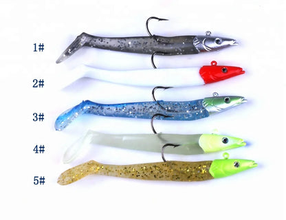 Hengjia Price Reduction Sale 11cm 19g Baits Wholesale Plastic Soft Fishing Lures