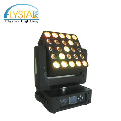Party Crazy Hour Magic Panel 25Pcs 5x5 Pixel RGBW 4in1 LED Matrix Blinder Beam Light
