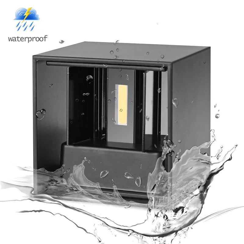 6W 12W LED Wall Light Outdoor Waterproof IP65 Porch Garden Wall Lamp Sconce Balcony Terrace Decoration Lighting Lamp