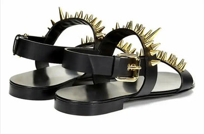 Summer Men Shoes Designer's Genuine Leather Men Sandalias Zapatos Mujer Rome Rock Fashion Mens Sandal Shoes flat men sandals