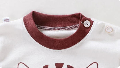 2024 Spring Autumn New Baby Clothing Set Cartoon Cotton Baby Boys Clothing Girls Suit Set 0-3 Year Baby Clothes