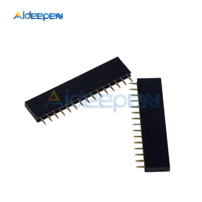 10Pcs 1X15 15Pin 2.54mm Pitch PCB Female Pin Header Connector Straight Single Row