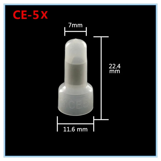 100pcs CE-1X CE-2X CE-5X line cap Tsui terminal cap closed end terminal factory sales volume favorably nylon Crimp Caps For