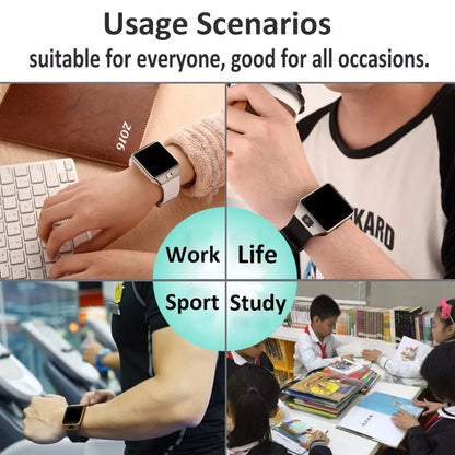 High Quality Men Women Ladies Dz09 Sport Android Phone Smart Fitness Watches Wrist Watch Band for iphone