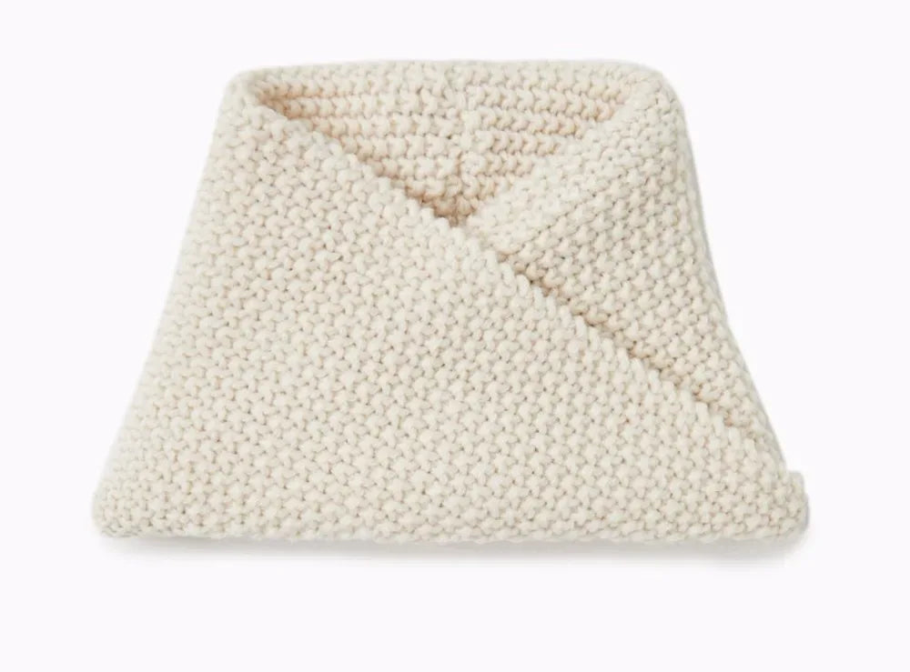 2024 baby girl and baby boy  child children's spring autumn winter Solid knitted hat and knitted infinity scarf