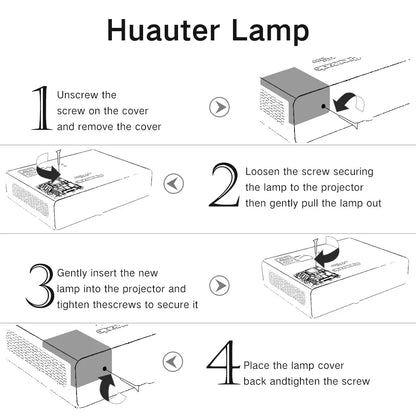 EC.J5600.001 Projector Lamp with Housing for Acer H5340 H5350 X1160 X1160P X1160PZ X1160Z X1260 X1260E X1260P XD1160 XD1160Z