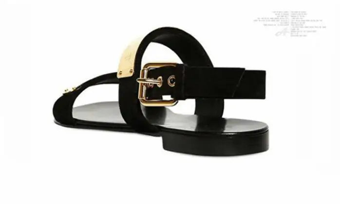 Summer Men Shoes Designer's Genuine Leather Men Sandalias Zapatos Mujer Rome Rock Fashion Mens Sandal Shoes flat men sandals
