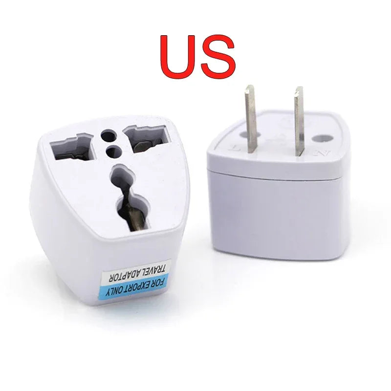 5YOA Power Socket Charging Port Universal Worldwide Travel Wall Charger AC Power AU UK US EU Plug Adapter Adaptor Option 2 USB