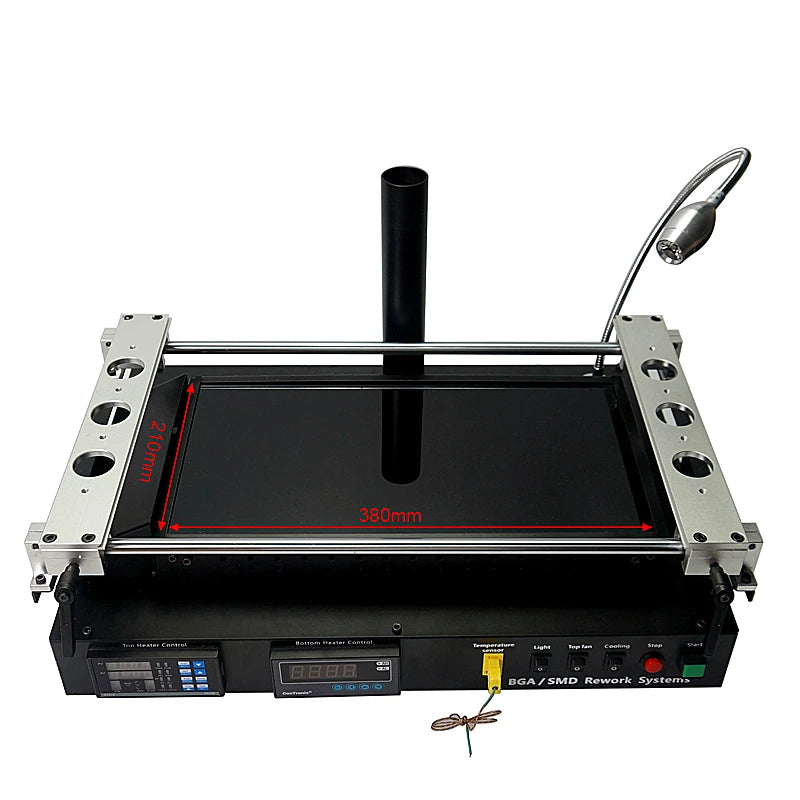 IR Infrared BGA Rework Station-Soldering Station USB Powered 480 Cast Iron Reballing Kit for IC Chips PCB Board Repair LY IR8500