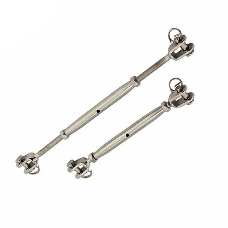 304 Stainless Steel Marine Closed Body Jaw Turnbuckle M5 M6 M8 M10 M12 M14 M16 for Rigging Screw Jaw Barrel Strainers