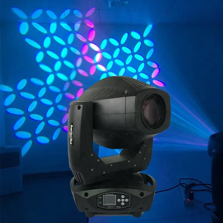 L-91 200W DMX 3-in-1 Beam Spot Wash LED Moving Head Stage Light for Concerts DJs Clubs