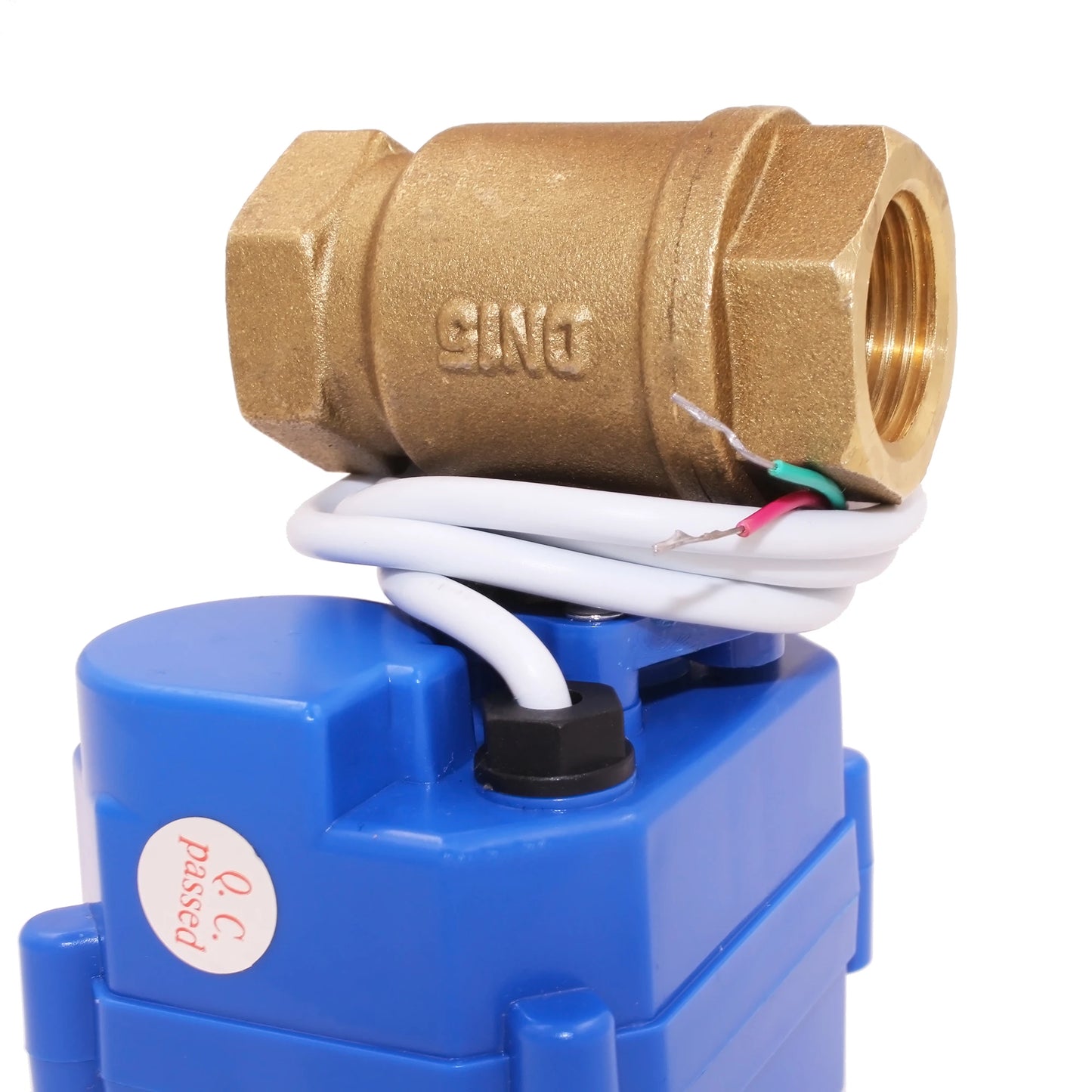 Water Irrigation Valve 5v 3.6v 12v 24v 110v 220v DN15 DN20 CWX-15N 2 Way Brass Ss304 Mini Electric Motorized Water Ball Valve