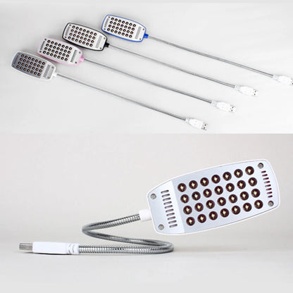 MeeToo 28LEDs reading lamp LED USB Book light Ultra Bright Flexible 4 Colors for Laptop Notebook PC Computer 1Pcs New Arrival