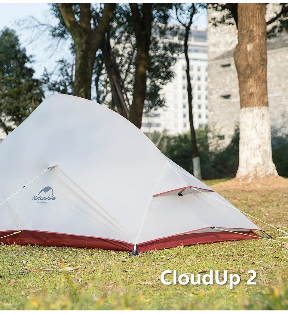 Naturehike Upgraded Cloud Up 2 Person Tent Outdoor Camping Tent Ultralight Waterproof Tent Free Standing Hiking Backpacking Tent