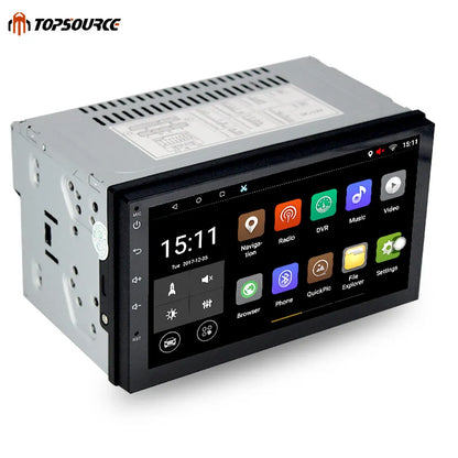 Universal 7 Inch 2din Car Radio 2 Din Android 8.1 1G/16G Gps Navigation Wifi BT ADAS  Capacitive Screen Quad Core
