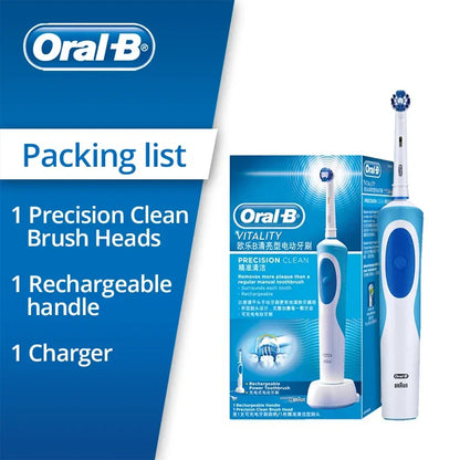 Oral B Electric Toothbrush Vitality Model Tooth Brush D12 Rotation Clean Teeth Rechargeable Brush Removel Plaque White Teeth