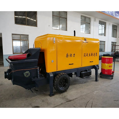 30-40m3/h Diesel Trailer Concrete Pump Concrete Pumping Machine for Price by PDG ibma