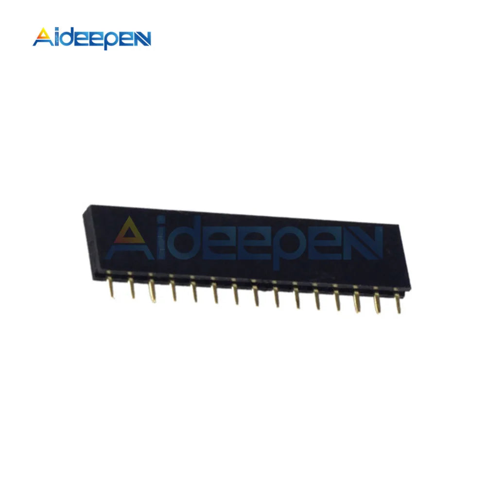 10Pcs 1X15 15Pin 2.54mm Pitch PCB Female Pin Header Connector Straight Single Row