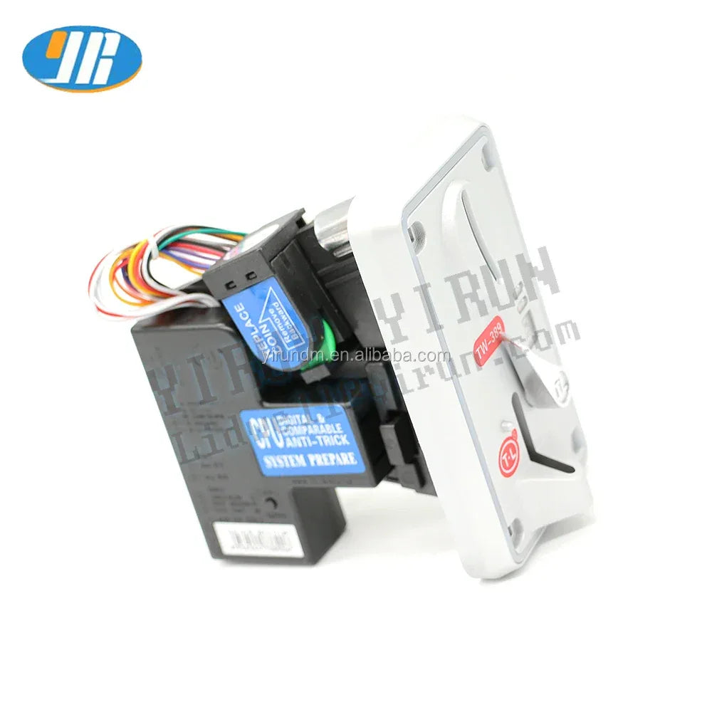 Factory Price TW-389 High Electronic Coin Acceptor 12V LED Crane Machine Plastic Coin Pusher Front Insertion Amusement Board
