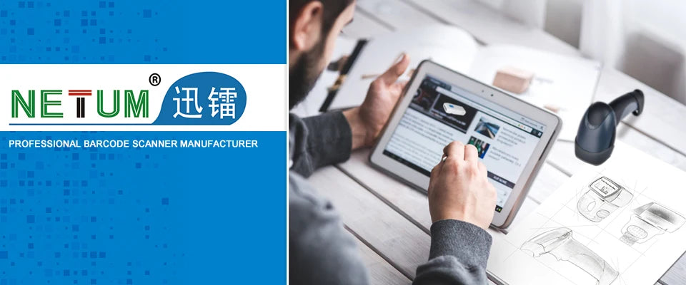 HW NETUM NT-1228BC Bluetooth Wirelress CCD Barcode Scanner-Fast shipping Free