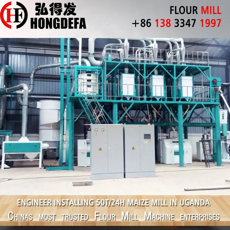 Corn Flour Mill  High Quality Maize Flour Milling Machine to Make Super White Maize