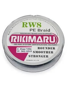 Rikimaru 8X Pro Braids 300yds 1000yds for Long Casting Tournament Fishing Line Sea Angling Line Fresh &Salt Water Hilo De Pescar