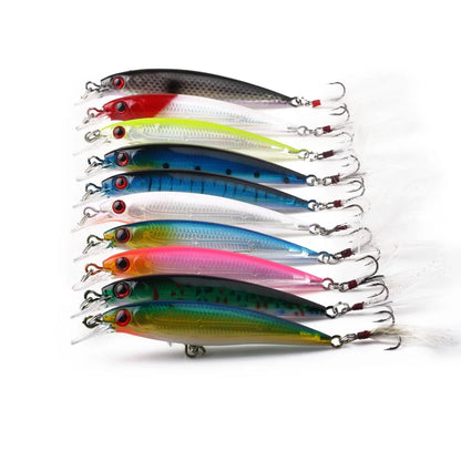 Hengjia Artificial Minnow Lure Hard Fishing Bait 69mm 5g 10 Colors Floating Lures Pesca Swimbait for Casting