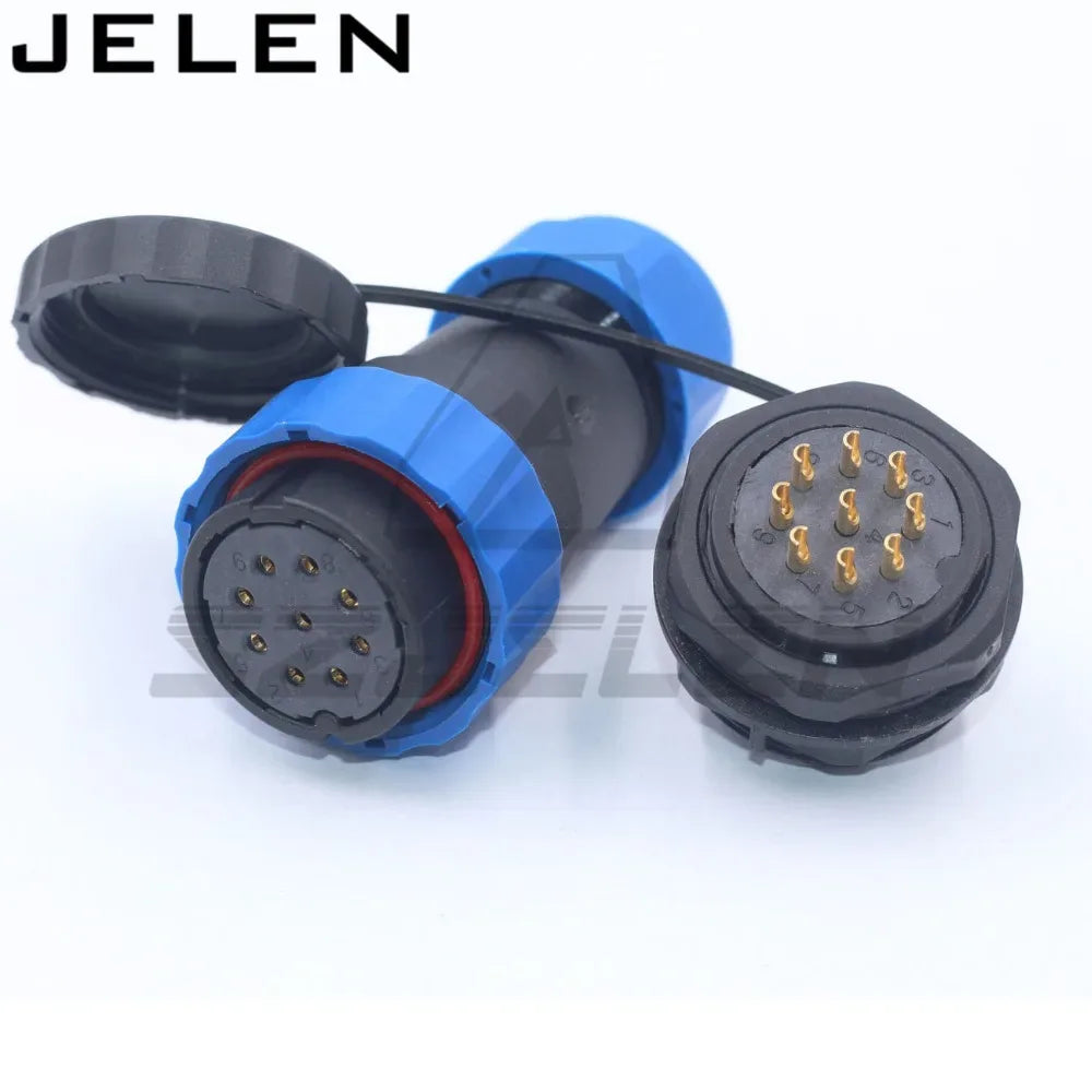 SD28  waterproof connector 2 3 4 5 6 7 9 10 12 14 16 19 22 24 26pin power cable  wire connectors SP28 plug and socket IP68