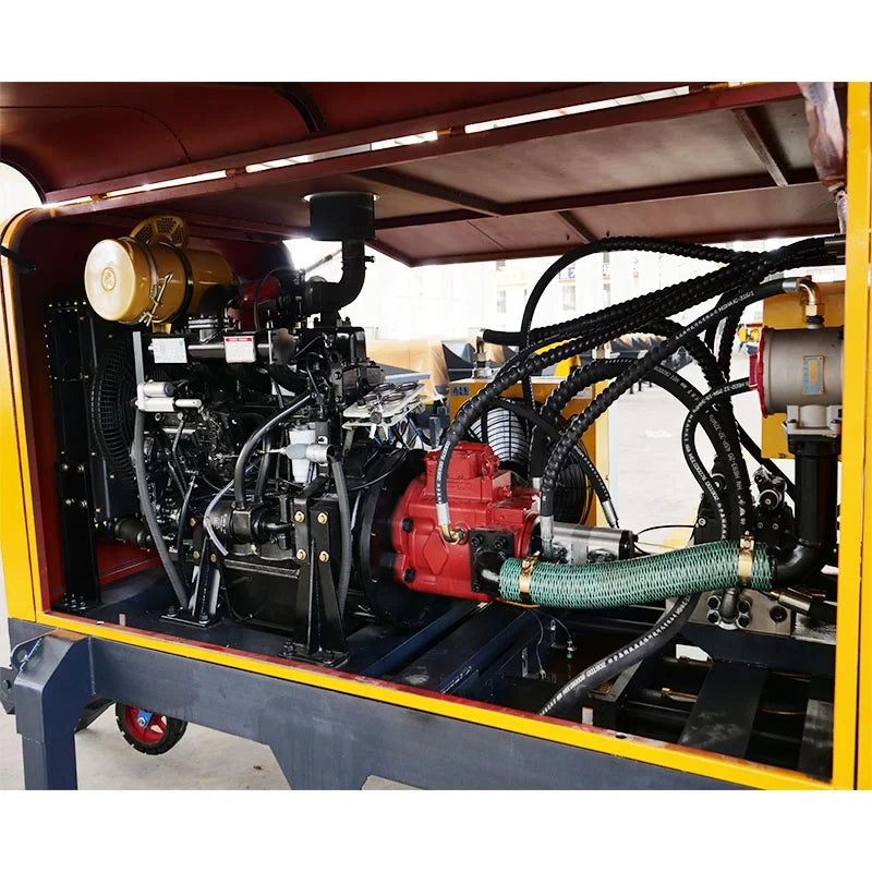 30-40m3/h Diesel Trailer Concrete Pump Concrete Pumping Machine for Price by PDG ibma