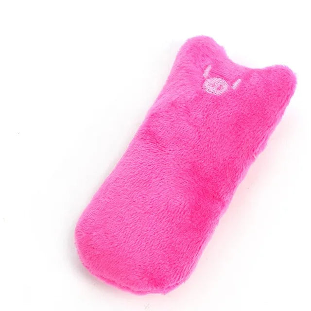 Teeth Grinding Catnip Toys Funny Interactive Plush Cat Toy Pet Kitten Chewing Vocal Toy Claws Thumb Bite Cat mint For Cats