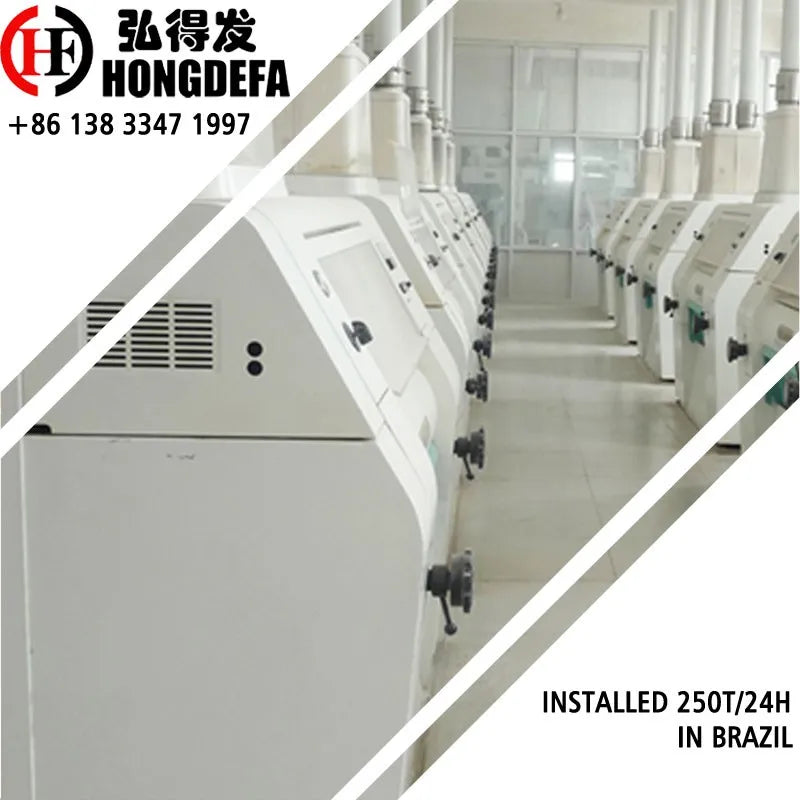 Corn Flour Mill  High Quality Maize Flour Milling Machine to Make Super White Maize