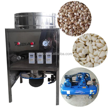 March Expo Hot Selling/High Efficiency and Low Price Small Garlic Peeling Machine 10-15 kg / h