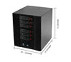 Hot Swap 6 Bays Desktop NAS Server case Nas Computer case  with USB 3.0 Fits Mini ITX Applied in Office