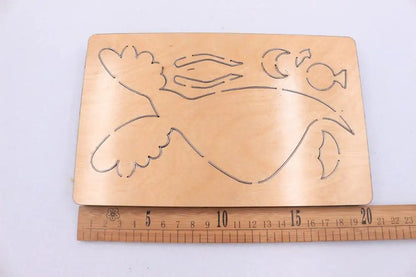 Angel of beauty DIY wooden die/cutting tool die/ Scrapbook mold2019