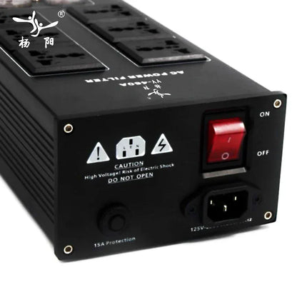 HIFI Power Filter YY-460 Power Supply Socket Lightning Protection Audio power purifier, AC Power Conditioner, Power Filter