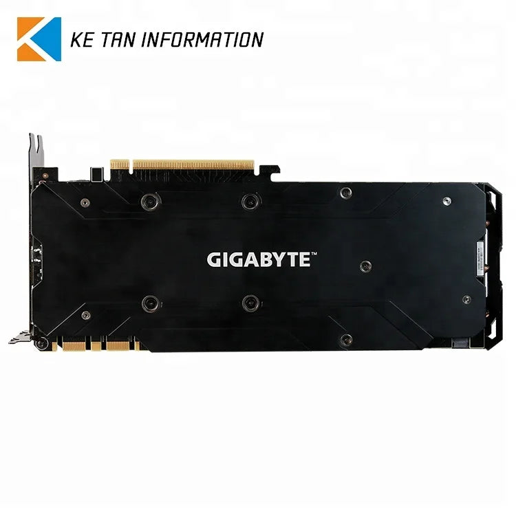 Used GIGABYTE GeForce GTX1080 WINDFORCE OC 8G Graphics Card with 8GB GDDR5X 256 Bit Memory Powered by GeForce GTX 1080