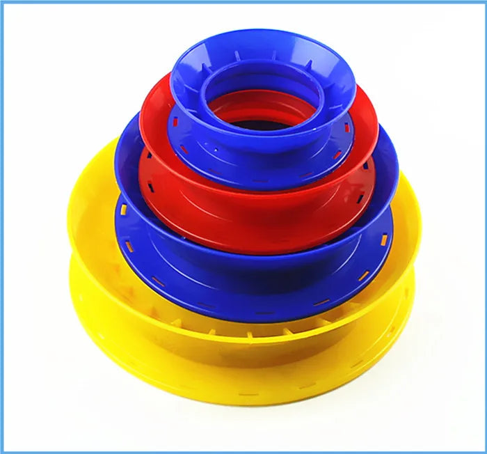 Hand Caster Fishing Spool Fishing Line Equipments Plastic Fishing Hand Reels