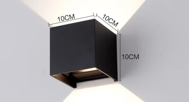 6W 12W LED Wall Light Outdoor Waterproof IP65 Porch Garden Wall Lamp Sconce Balcony Terrace Decoration Lighting Lamp