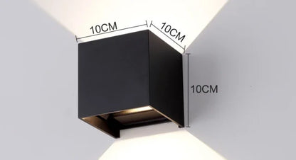 6W 12W LED Wall Light Outdoor Waterproof IP65 Porch Garden Wall Lamp Sconce Balcony Terrace Decoration Lighting Lamp