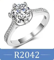 RAKOL RP250 cool style crystal cubic zirconia CZ Square wedding diamond ring for women